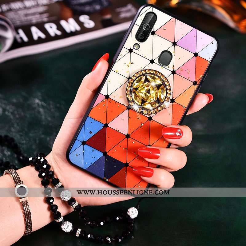 Coque Samsung Galaxy A20s Silicone Protection Net Rouge Incassable Rouge Difficile