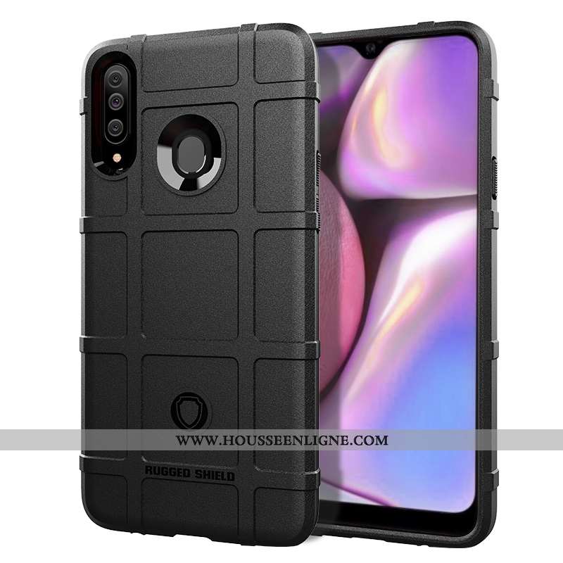 Coque Samsung Galaxy A20s Tendance Silicone Téléphone Portable Créatif Incassable Tout Compris Marro