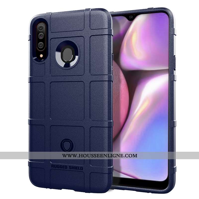 Coque Samsung Galaxy A20s Tendance Silicone Téléphone Portable Créatif Incassable Tout Compris Marro