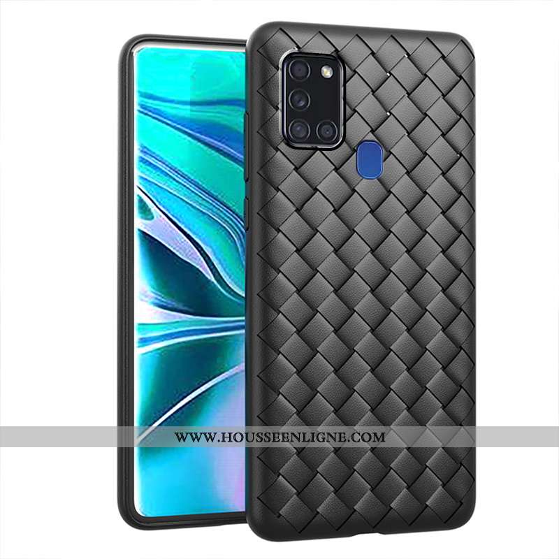 Coque Samsung Galaxy A21s Créatif Étoile Incassable Noir Refroidissement Respirant