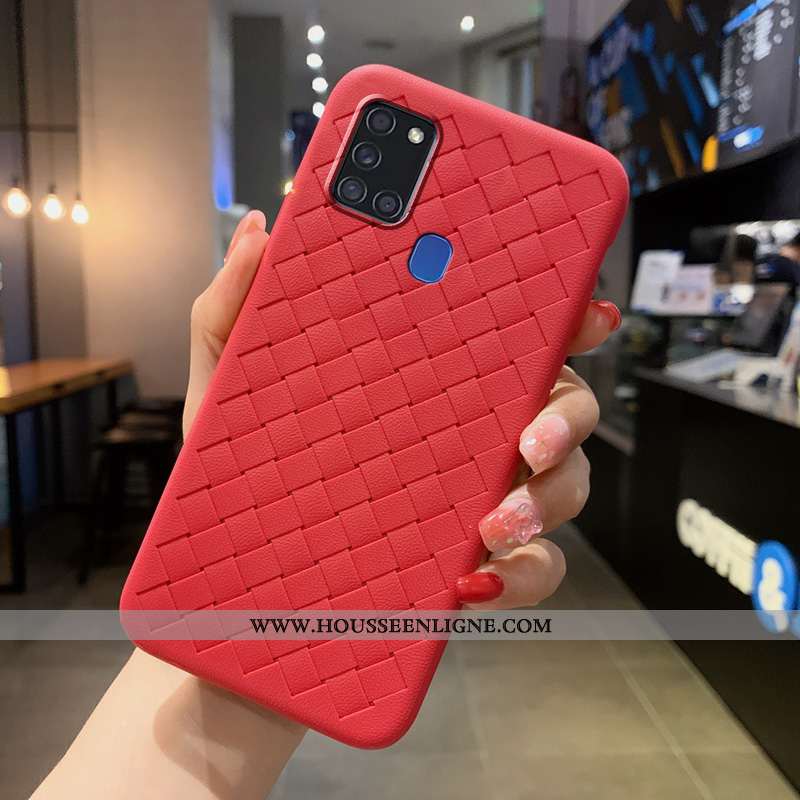 Coque Samsung Galaxy A21s Créatif Étoile Incassable Noir Refroidissement Respirant