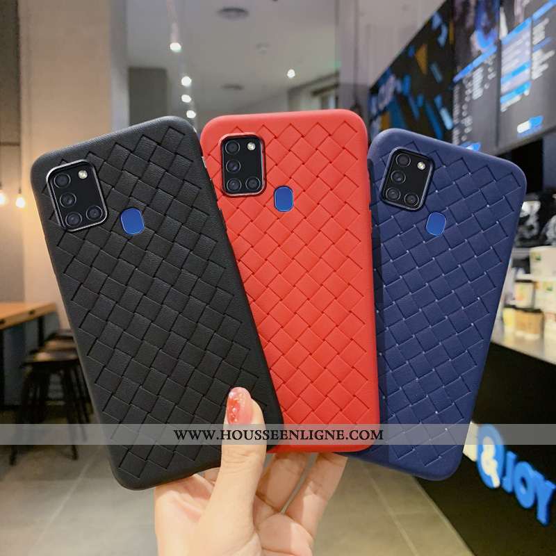 Coque Samsung Galaxy A21s Créatif Étoile Incassable Noir Refroidissement Respirant