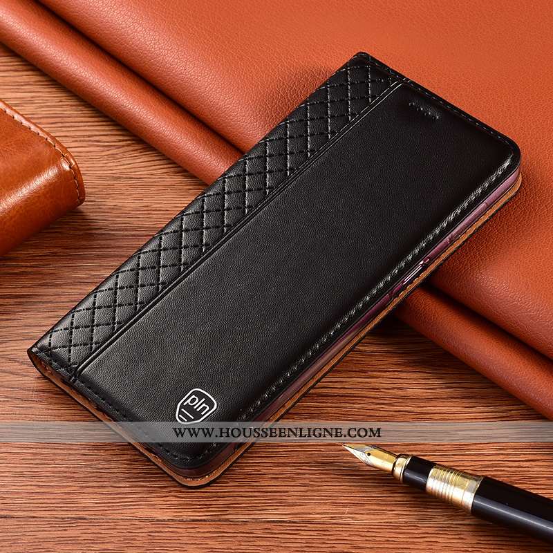 Coque Samsung Galaxy A21s Cuir Véritable Protection Bleu Incassable Étoile Téléphone Portable