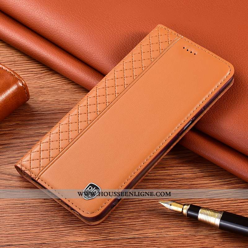 Coque Samsung Galaxy A21s Cuir Véritable Protection Bleu Incassable Étoile Téléphone Portable