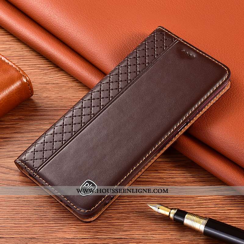 Coque Samsung Galaxy A21s Cuir Véritable Protection Bleu Incassable Étoile Téléphone Portable
