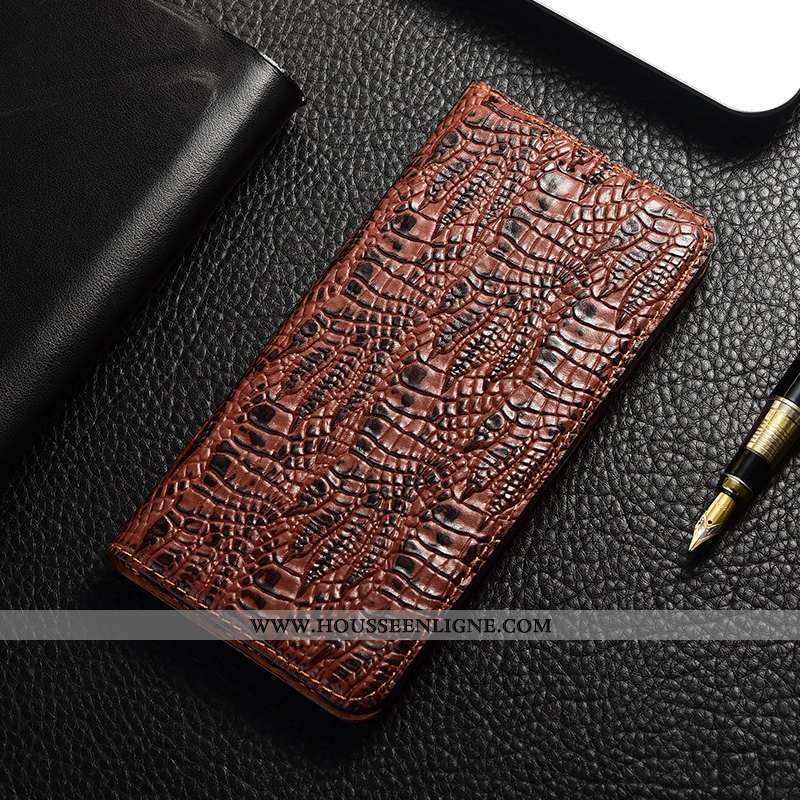Coque Samsung Galaxy A21s Protection Cuir Véritable Housse Bleu Tout Compris Incassable