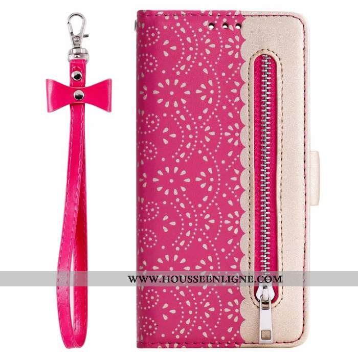 Coque Samsung Galaxy A21s Silicone Fermeture Éclair Dentelle Étoile Cuir Étui Verte