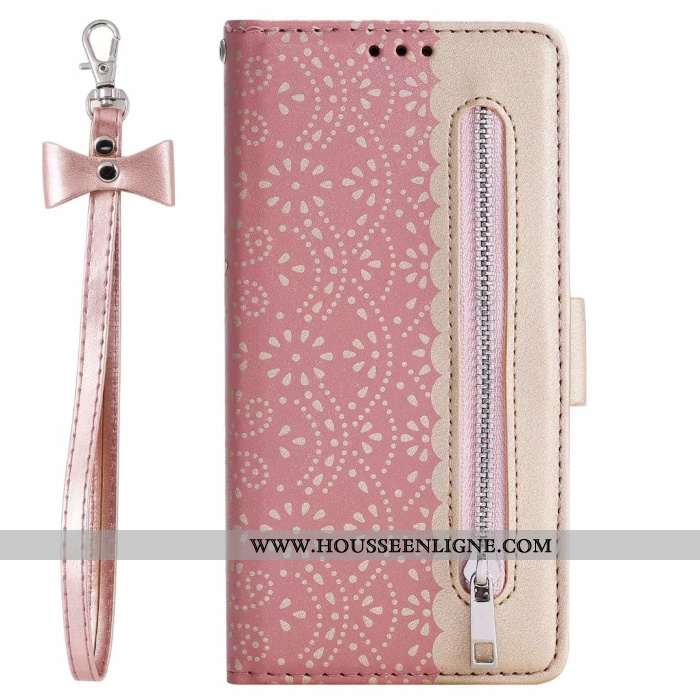Coque Samsung Galaxy A21s Silicone Fermeture Éclair Dentelle Étoile Cuir Étui Verte