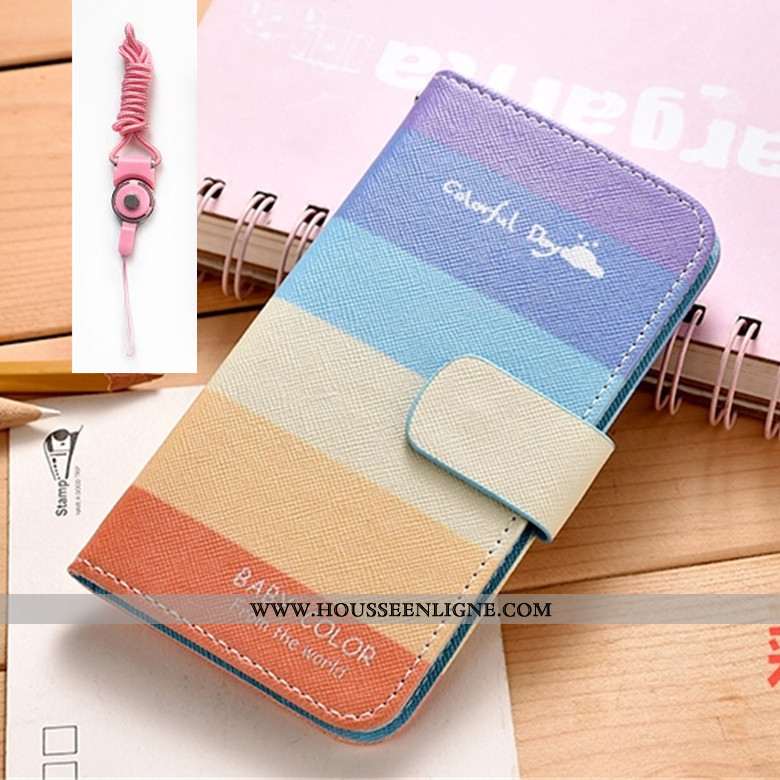 Coque Samsung Galaxy A21s Transparent Cuir Incassable Étoile Étui Bleu Protection