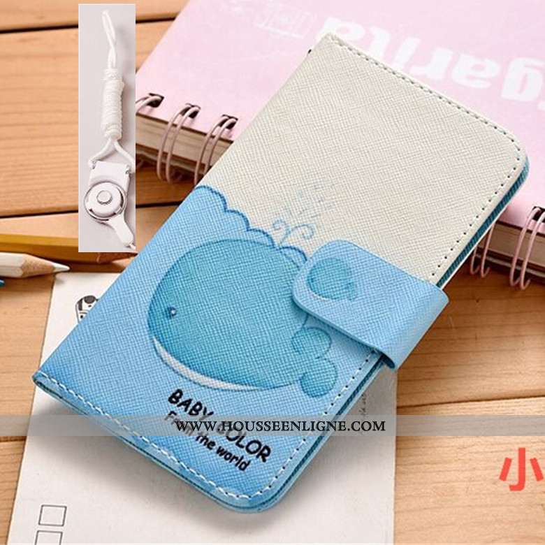 Coque Samsung Galaxy A21s Transparent Cuir Incassable Étoile Étui Bleu Protection