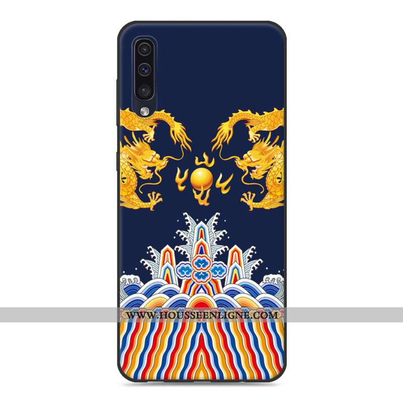 Coque Samsung Galaxy A30s Créatif Dessin Animé Silicone Amoureux Téléphone Portable Étoile Rose