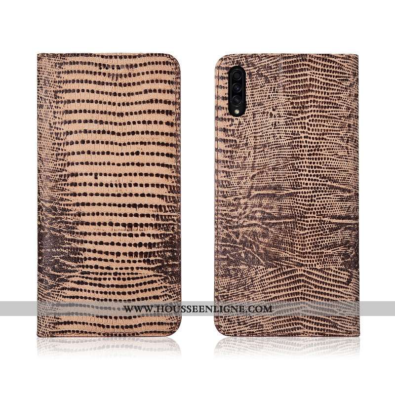 Coque Samsung Galaxy A30s Tendance Cuir Téléphone Portable Délavé En Daim Véritable Protection Incas