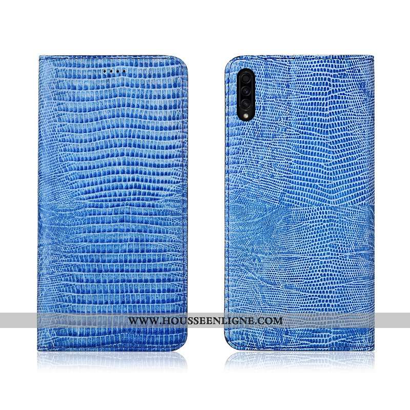 Coque Samsung Galaxy A30s Tendance Cuir Téléphone Portable Délavé En Daim Véritable Protection Incas