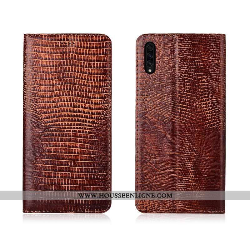 Coque Samsung Galaxy A30s Tendance Cuir Téléphone Portable Délavé En Daim Véritable Protection Incas