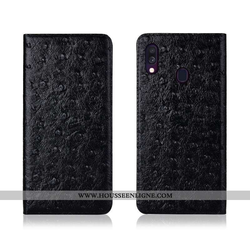 Coque Samsung Galaxy A40 Protection Délavé En Daim Nouveau Incassable Fluide Doux Téléphone Portable