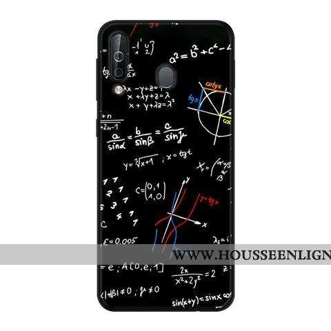 Coque Samsung Galaxy A40s Protection Délavé En Daim Fluide Doux Vert Noir Étui Verte