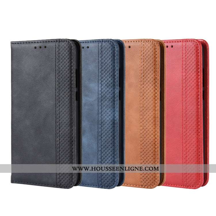 Coque Samsung Galaxy A40s Protection Portefeuille Étoile Cuir Magnétisme Noir Étui