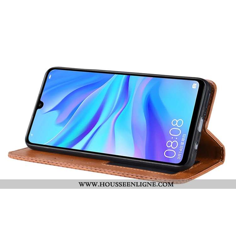 Coque Samsung Galaxy A40s Protection Portefeuille Étoile Cuir Magnétisme Noir Étui