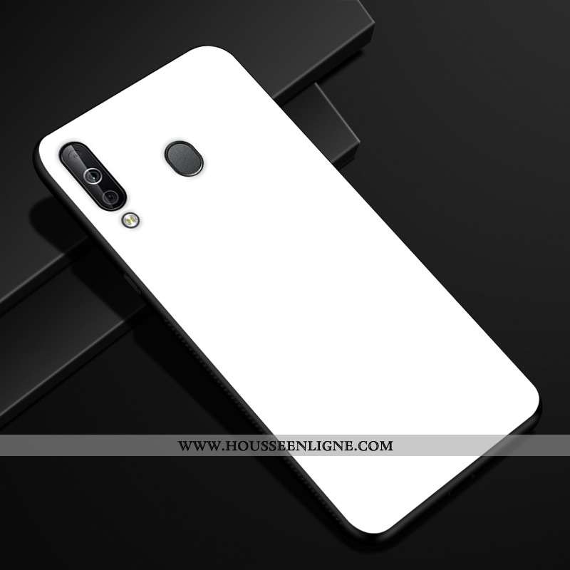Coque Samsung Galaxy A40s Protection Verre Modèle Fleurie Étui Incassable Kaki Vent Khaki
