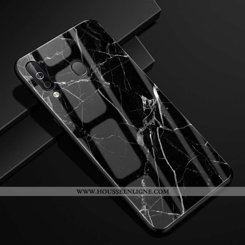 Coque Samsung Galaxy A40s Protection Verre Modèle Fleurie Étui Incassable Kaki Vent Khaki