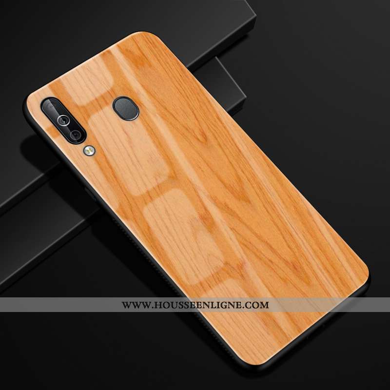 Coque Samsung Galaxy A40s Protection Verre Modèle Fleurie Étui Incassable Kaki Vent Khaki