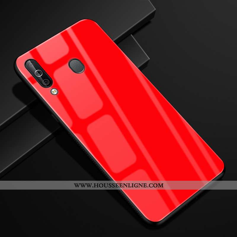 Coque Samsung Galaxy A40s Protection Verre Modèle Fleurie Étui Incassable Kaki Vent Khaki