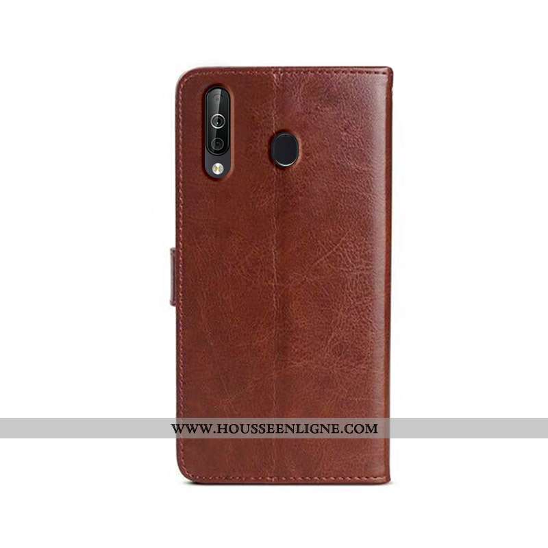 Coque Samsung Galaxy A40s Silicone Protection Cuir Fluide Doux Ornements Suspendus Tout Compris Télé