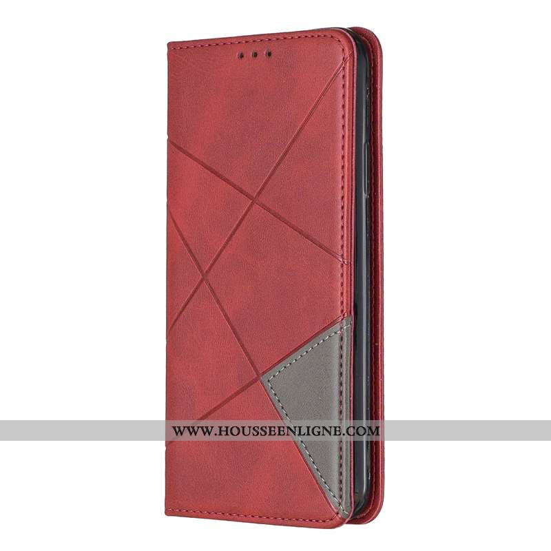 Coque Samsung Galaxy A41 Cuir Protection Carte Étoile Étui Gris Jaune