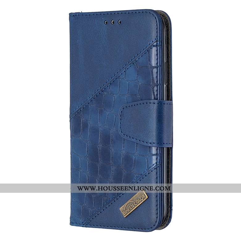 Coque Samsung Galaxy A41 Cuir Protection Étoile Téléphone Portable Étui Clamshell Marron