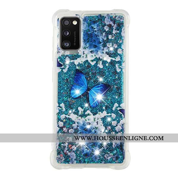 Coque Samsung Galaxy A41 Dessin Animé Incassable Ballon Étoile Or Téléphone Portable Quicksand Doré