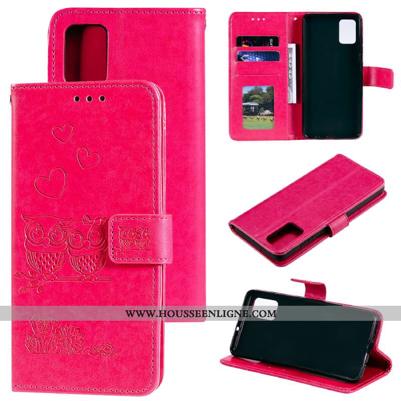 Coque Samsung Galaxy A41 Protection Cuir Or Téléphone Portable Étui Incassable Tout Compris Doré