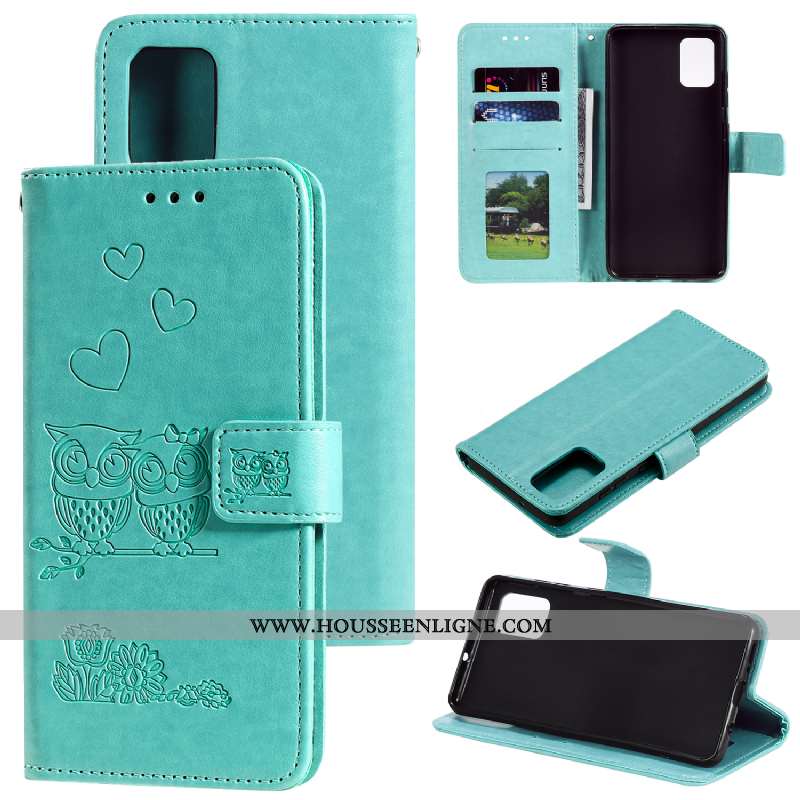 Coque Samsung Galaxy A41 Protection Cuir Or Téléphone Portable Étui Incassable Tout Compris Doré