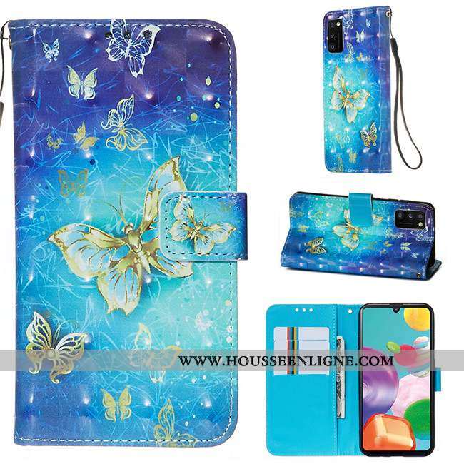Coque Samsung Galaxy A41 Protection Fluide Doux Rouge Housse Étui Silicone