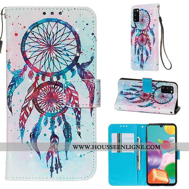Coque Samsung Galaxy A41 Protection Fluide Doux Rouge Housse Étui Silicone