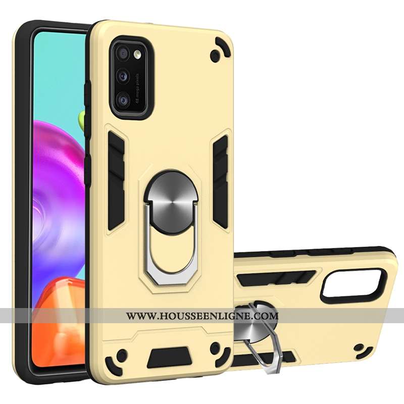 Coque Samsung Galaxy A41 Protection À Bord Rouge Support Épaissir Étui