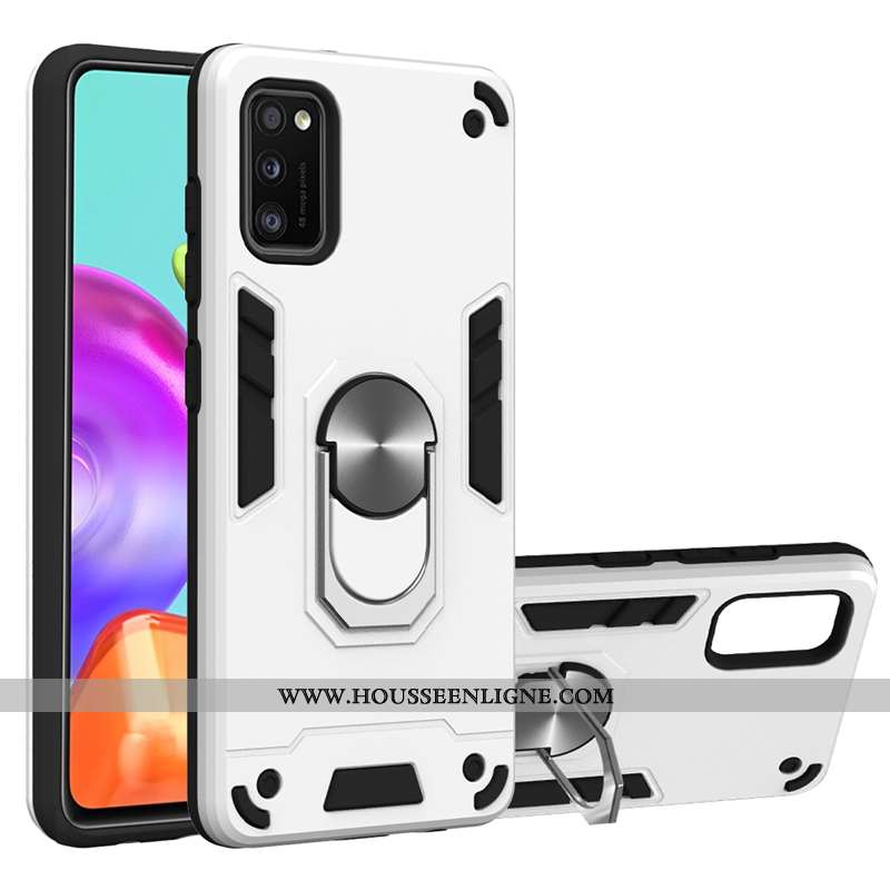 Coque Samsung Galaxy A41 Protection À Bord Rouge Support Épaissir Étui
