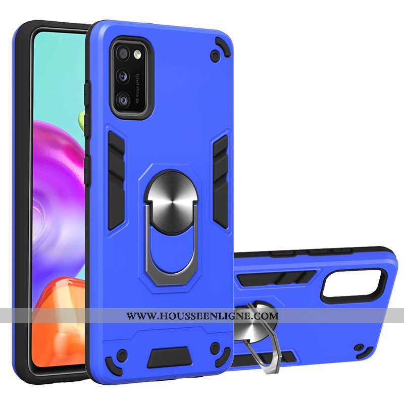Coque Samsung Galaxy A41 Protection À Bord Rouge Support Épaissir Étui