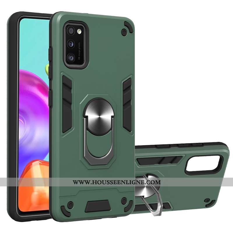 Coque Samsung Galaxy A41 Protection À Bord Rouge Support Épaissir Étui