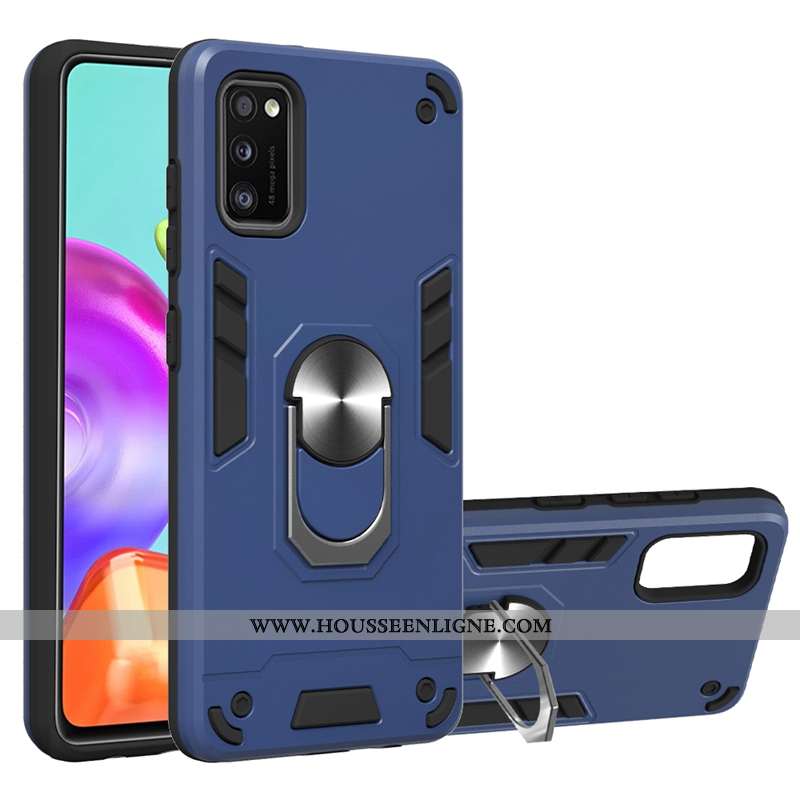 Coque Samsung Galaxy A41 Protection À Bord Rouge Support Épaissir Étui