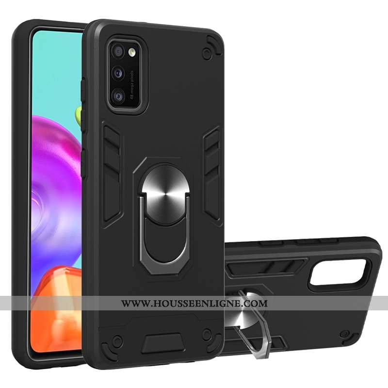 Coque Samsung Galaxy A41 Protection À Bord Rouge Support Épaissir Étui