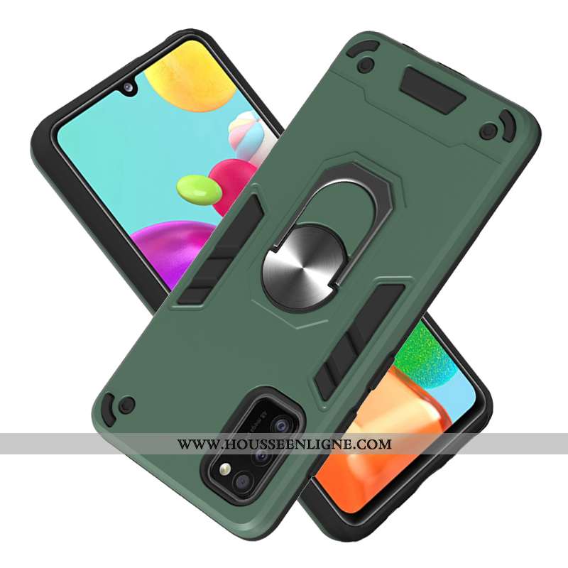 Coque Samsung Galaxy A41 Protection À Bord Rouge Support Épaissir Étui