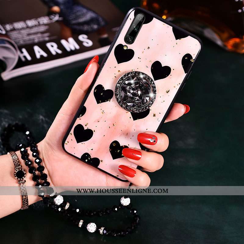 Coque Samsung Galaxy A50 Fluide Doux Silicone Téléphone Portable Europe Rouge Tendance Étoile