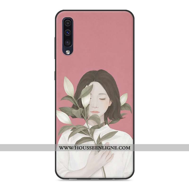 Coque Samsung Galaxy A50 Tendance Fluide Doux Étoile Personnalité Protection Nouveau Téléphone Porta