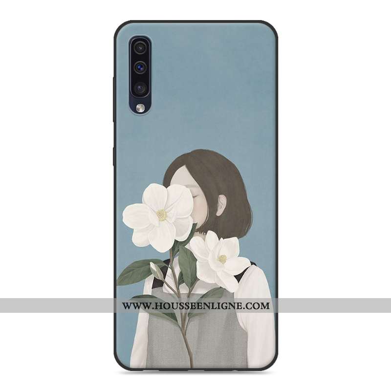Coque Samsung Galaxy A50 Tendance Fluide Doux Étoile Personnalité Protection Nouveau Téléphone Porta