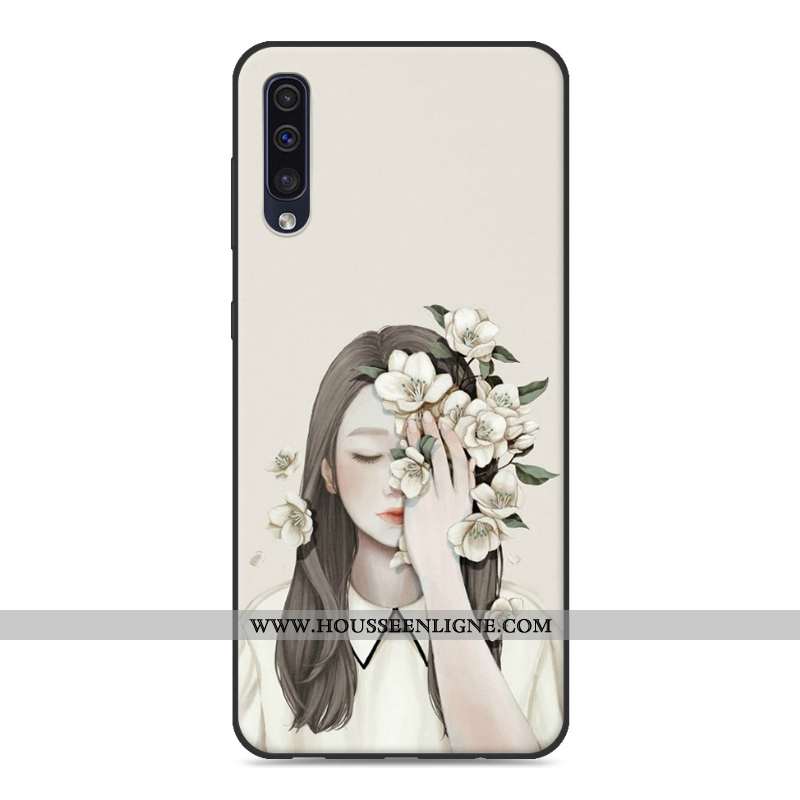 Coque Samsung Galaxy A50 Tendance Fluide Doux Étoile Personnalité Protection Nouveau Téléphone Porta