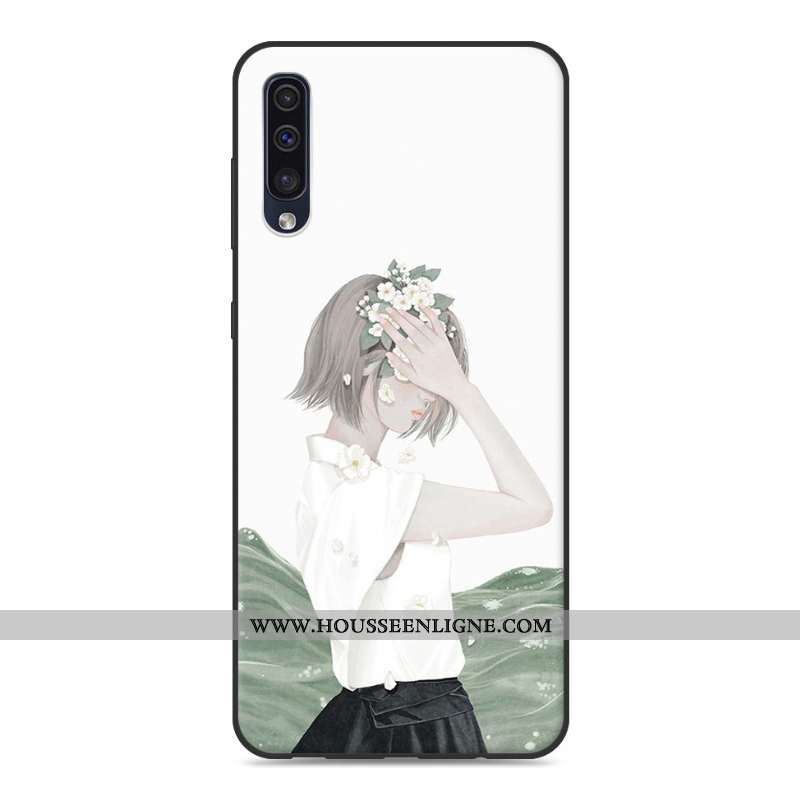 Coque Samsung Galaxy A50 Tendance Fluide Doux Étoile Personnalité Protection Nouveau Téléphone Porta