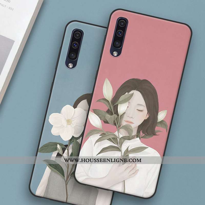 Coque Samsung Galaxy A50 Tendance Fluide Doux Étoile Personnalité Protection Nouveau Téléphone Porta