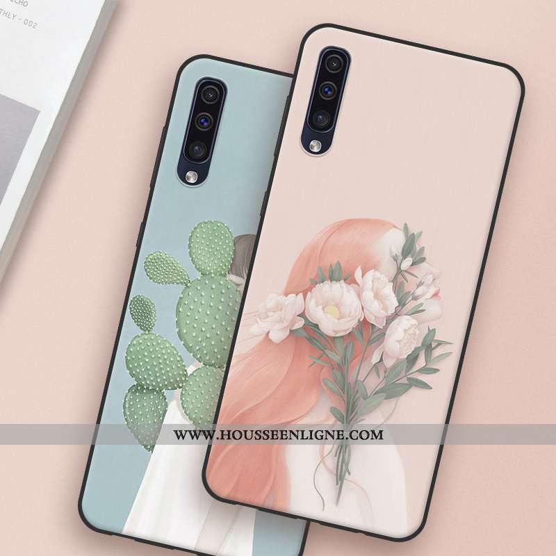 Coque Samsung Galaxy A50 Tendance Fluide Doux Étoile Personnalité Protection Nouveau Téléphone Porta