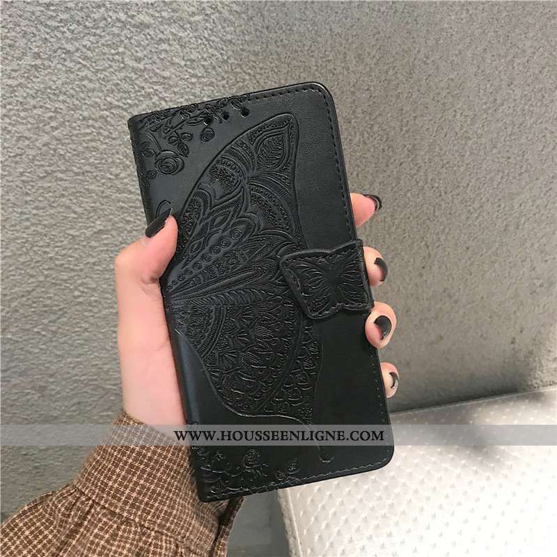 Coque Samsung Galaxy A50s Cuir Protection Gris Téléphone Portable Étoile Incassable