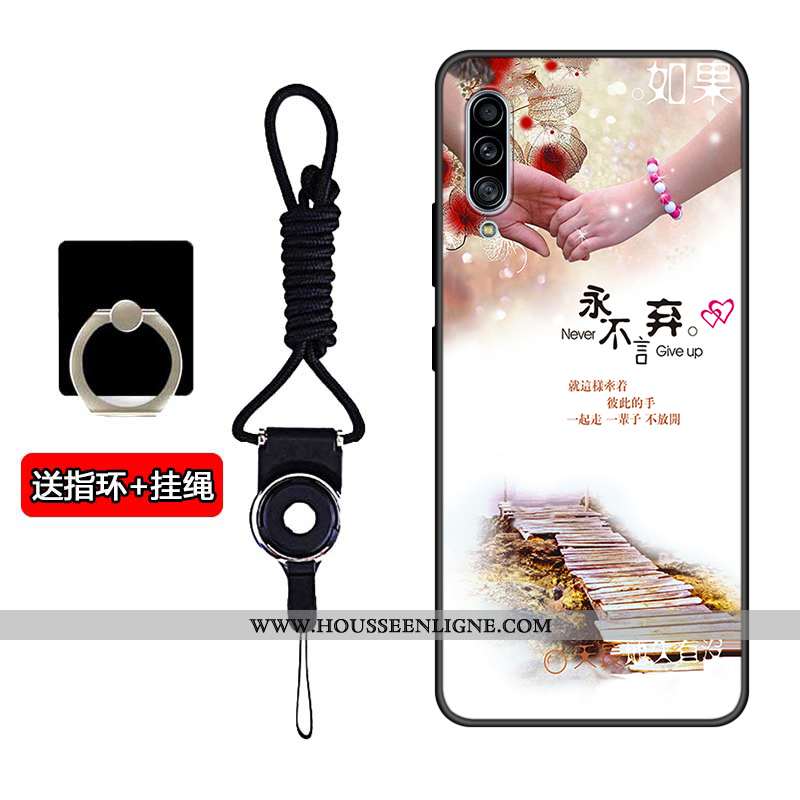 Coque Samsung Galaxy A50s Téléphone Portable Incassable Personnalisé Tout Compris Étoile Blanc Blanc